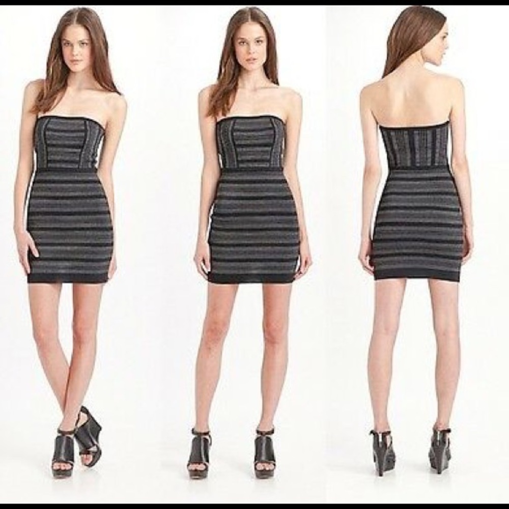 CLEAR OUT! BCBG Fitted Strapless Mini Dress